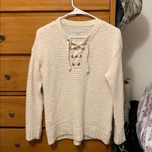 Cream sweater